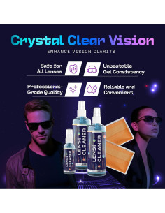 Kit Limpiador de Lentes UltraVue 2 x 236ml + 1 x 59ml 2