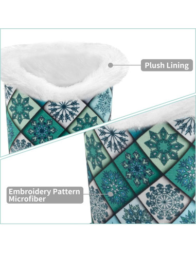 Soporte para Gafas Face Shadow Verde a Cuadros con Forro de Felpa