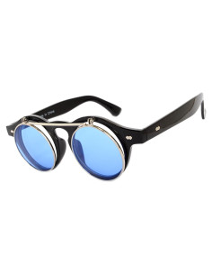 Gafas de sol redondas retro para mujeres - Polarizadas y espejo