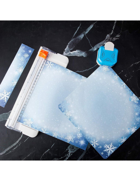 Cortador de Papel y Punch de Esquina 3 en 1 Zonon 28x10.5 cm