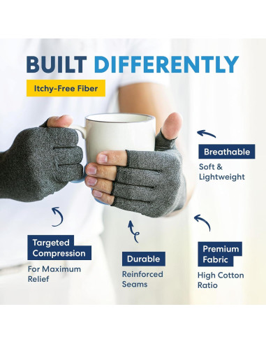 Guantes de Compresión Dr. Frederick para Artritis - Mediano