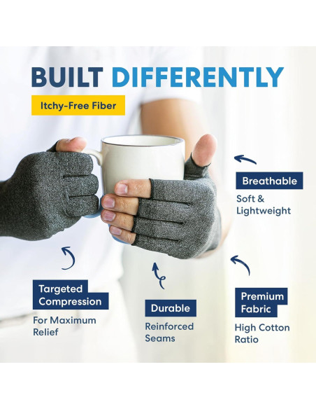 Guantes de Compresión Dr. Frederick para Artritis - Mediano