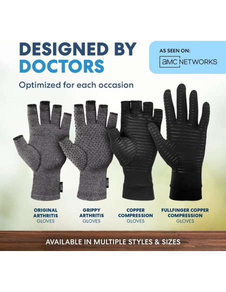 Guantes de Compresión Dr. Frederick para Artritis - Mediano