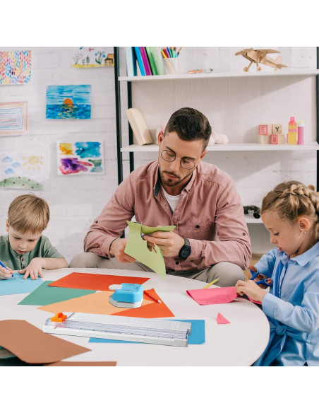 Cortador de Papel y Punch de Esquina 3 en 1 Zonon 28x10.5 cm