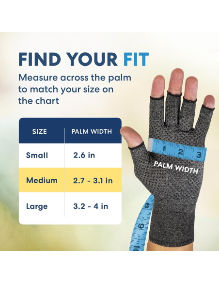 Guantes Antideslizantes Dr. Frederick para Artritis - Mediano