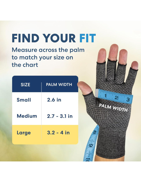 Guantes Antideslizantes Dr. Frederick para Artritis - Grande