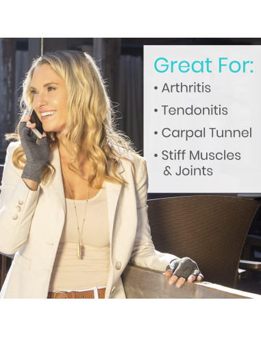 Guantes Vive para Artritis - Compresión Abiertos Grande