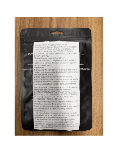 Mangas de Soporte para Muñeca MGANG, Compresión 20-30 mmHg