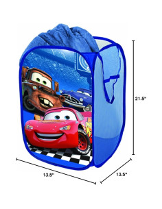 Canasta Plegable Cars Idea Nuova 54x54x46 cm Azul 2