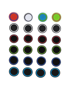 24 Tapas de Silicona Antideslizantes CTHTBZ para Joystick