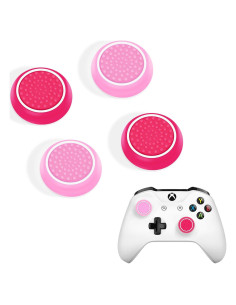 Tapas de Agarre Rosa DLseego para Controladores Xbox y PS5