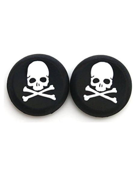 Tapa de Joystick Silicona Ambertown Calavera Blanca