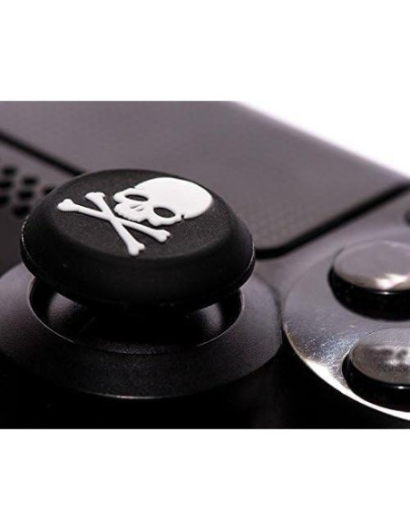Tapa de Joystick Silicona Ambertown Calavera Blanca