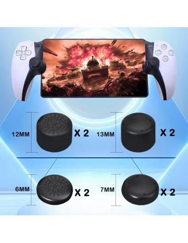 Tapas de agarre para pulgar Sunmike PS Portal 8 piezas