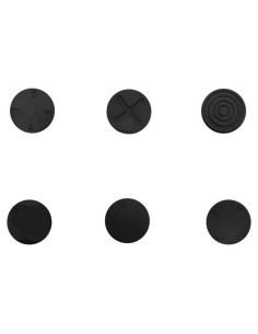 6 Tapas de Silicona Negra para Joystick PSV 2000/1000