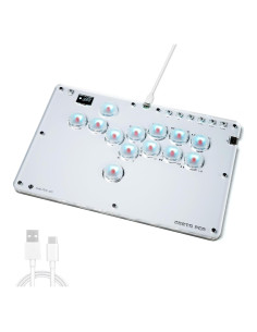 Controlador Arcade Sehawei T13 con RGB y Turbo para PC/PS4/Switch