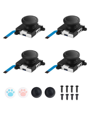 Reemplazo JoyCon JAOYSTII 4 Piezas para Nintendo Switch