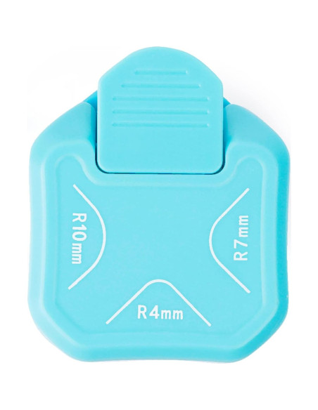 Cortador de esquinas 3 en 1 BearBoss - Azul Océano, 4mm, 7mm, 10mm