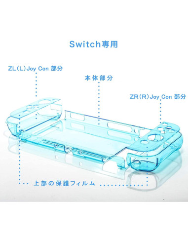 Funda Protectora FunDirect para Nintendo Switch - Azul