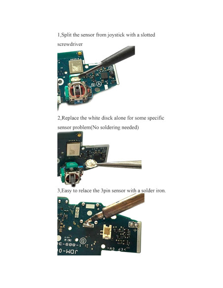 12 Sensores Potenciometro Trimmer para Controladores PS3, PS4, Xbox One
