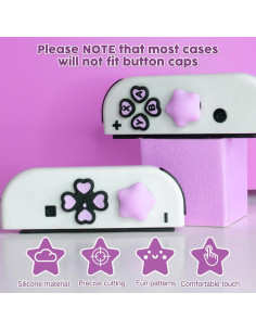 Tapones de Joystick PERFECTSIGHT para Nintendo Switch - Set Colorido 2