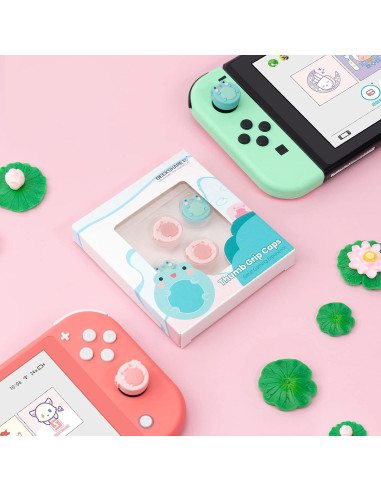 Tapas de Pulgar Silicona GeekShare Animales para Switch