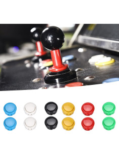 Kit de Botones Joystick Hilitand 12 Piezas 30mm Reemplazo 2