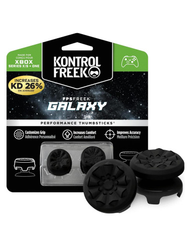 KontrolFreek FPS Freek Galaxy Negro para Xbox One/SX | 2 Thumbsticks