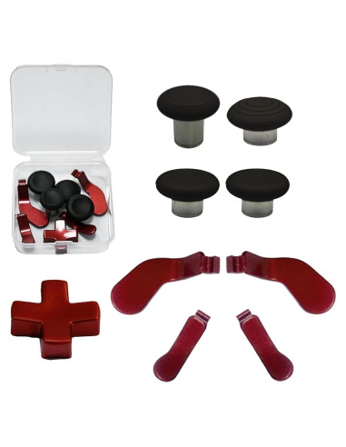 Kit 9 en 1 Accesorios Xbox Elite Series 2 Rojo