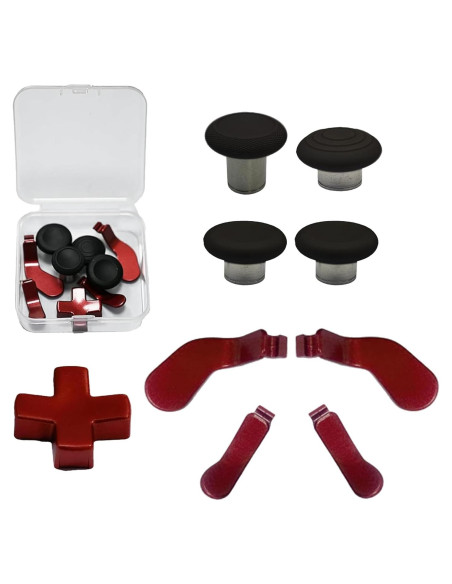 Kit 9 en 1 Accesorios Xbox Elite Series 2 Rojo
