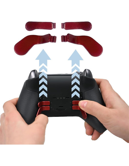 Kit 9 en 1 Accesorios Xbox Elite Series 2 Rojo