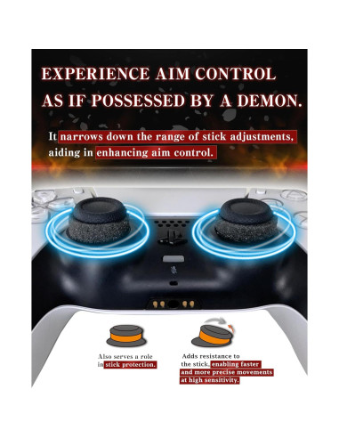 Anillos de Precisión OniAim Demonio Gris para Controladores
