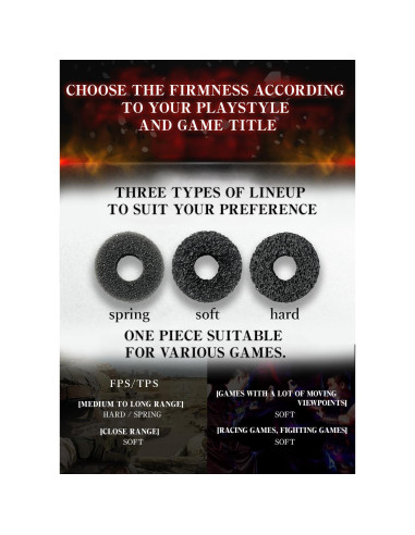 Anillos de Precisión OniAim Demonio Gris para Controladores