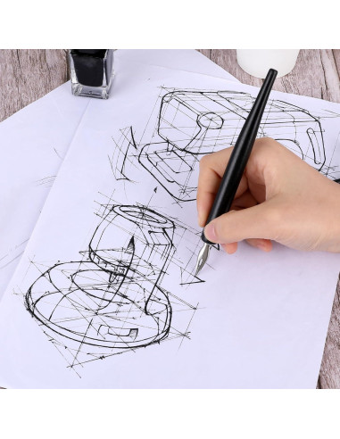 Juego de Pluma de Buceo Mozeat Lens con 10 Puntas de Caligrafía