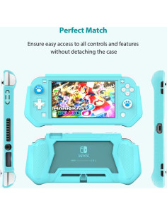 Funda Protectora FIWWAT para Nintendo Switch Lite Azul 2