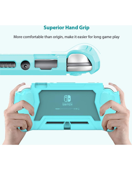 Funda Protectora FIWWAT para Nintendo Switch Lite Azul
