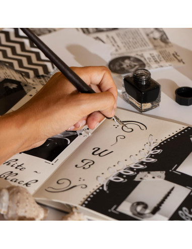 Juego de Pluma de Buceo Mozeat Lens con 10 Puntas de Caligrafía