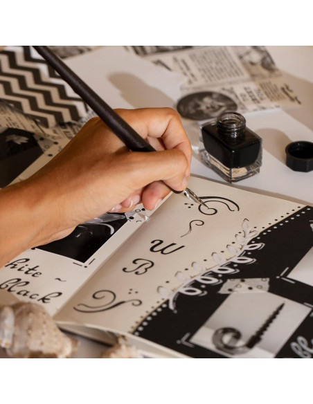 Juego de Pluma de Buceo Mozeat Lens con 10 Puntas de Caligrafía