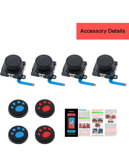 Kit Reparación Joystick SmaFsan para Nintendo Switch