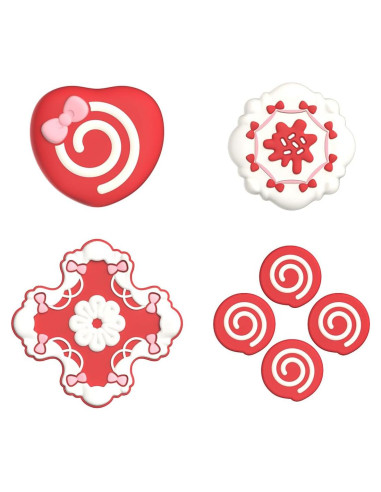 Tapas de Botones Yocore para Nintendo Switch - Pastel de Fresa