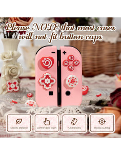 Tapas de Botones Yocore para Nintendo Switch - Pastel de Fresa 2