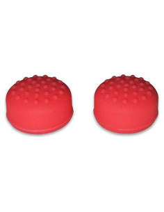 2 Tapas de Silicona para Joystick Switch Poke Ball Plus Rojo