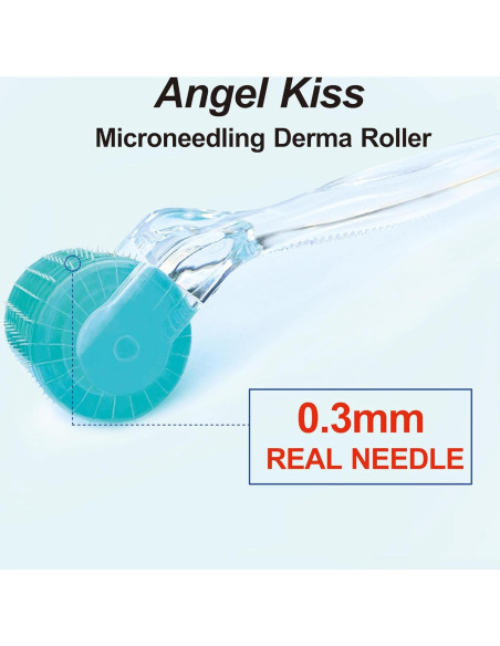 Derma Roller Angel Kiss 0.30mm 192 Agujas Acero Inoxidable