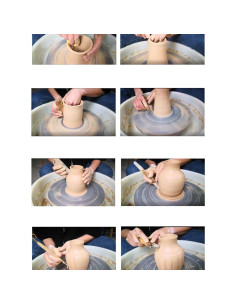 Juego de Herramientas de Cerámica Evwoge 8 Piezas para Esculpido 2