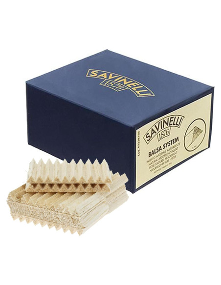 Filtros de Balsa Savinelli 6mm - Paquete de 100 Unidades