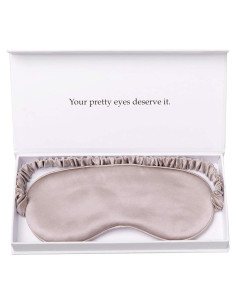 Máscara de Sueño YANSER 100% Seda de Morera Antifaz Lujo