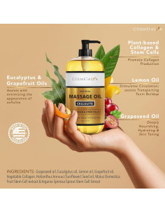 Aceite de Masaje Anticelulitis Cosmetasa 248 ml Natural 2