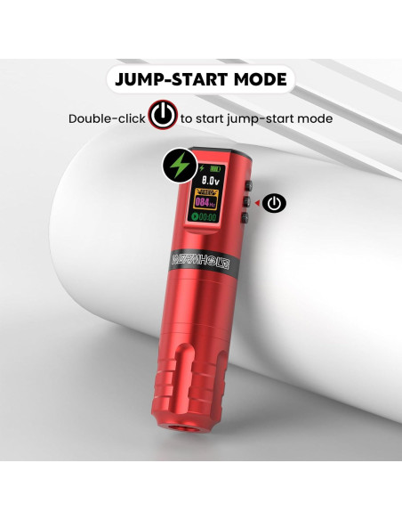 Kit de Tatuaje Inalámbrico Wormhole con Batería 1800mAh