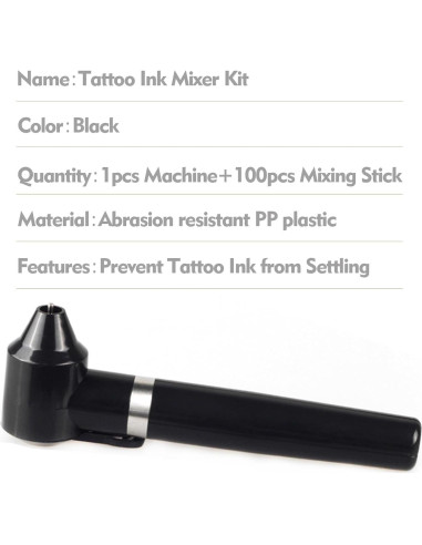 Kit Mezclador de Tinta para Tatuajes Rayyl 101 Piezas
