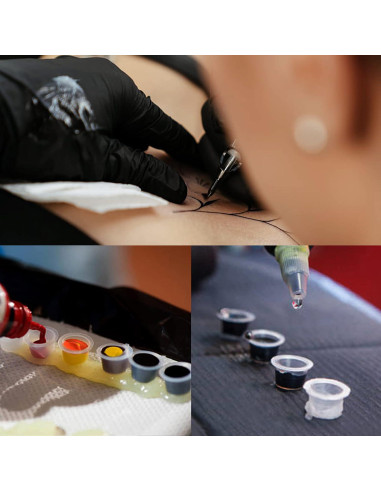 Kit Mezclador de Tinta para Tatuajes Rayyl 101 Piezas